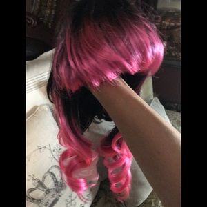 R & B pink and black wig. Refine your way new